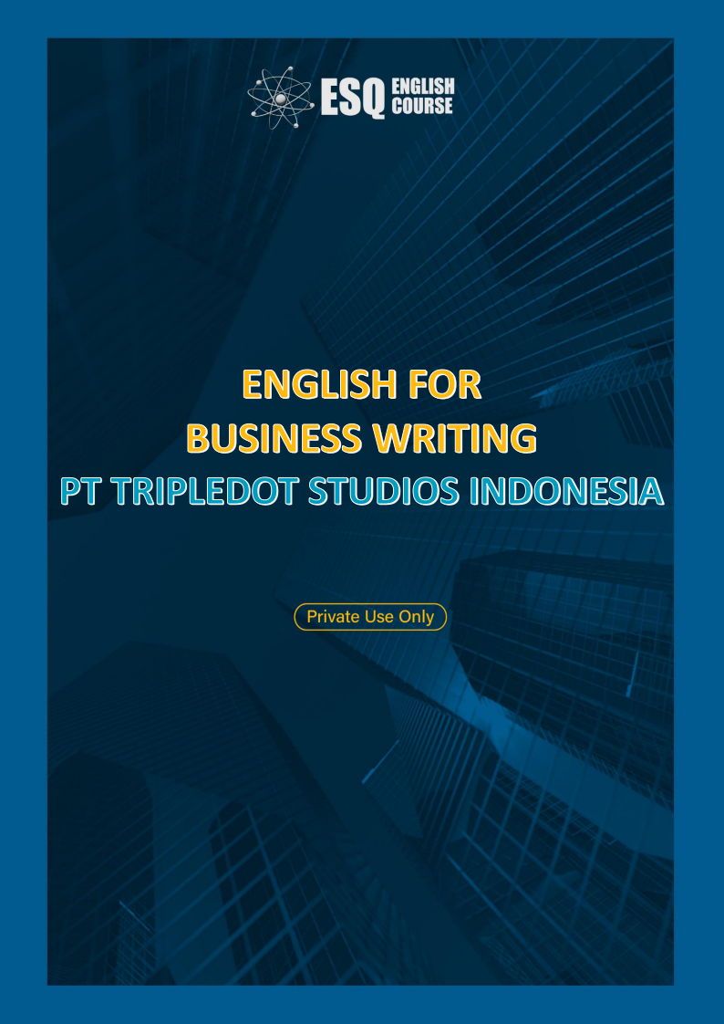Business Writing - PT Tripledot Studios Indonesia